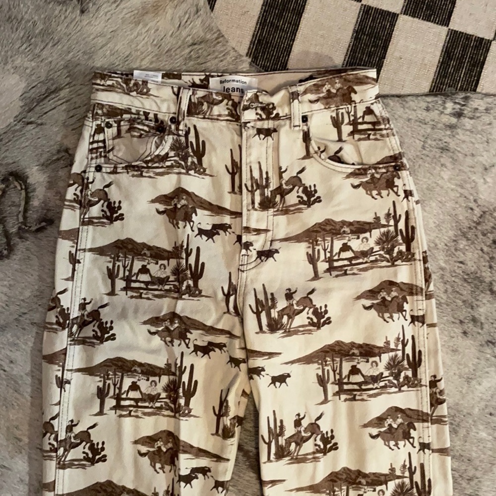 Reformation Sonora High Rise Straight Jeans